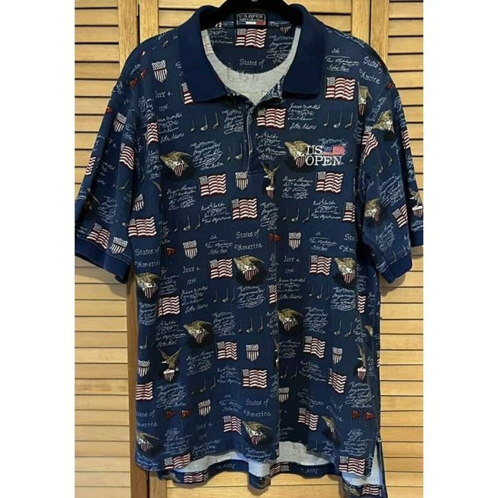 VINTAGE US Open Golf Polo Americana Shirt / CHARITY SALE‎
